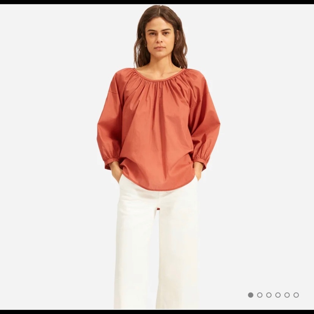 The Ruched Air Blouse